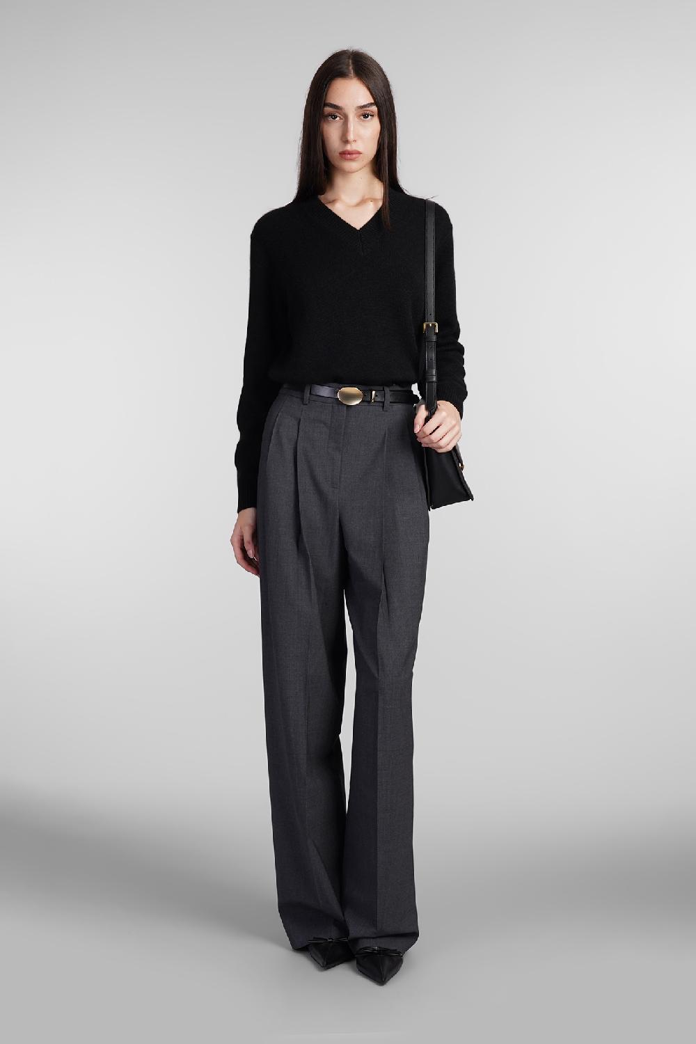 Deliberti Theory Maglia In Cashmere Nera Cod. 406111 - Deliberti The Luxury Shopping