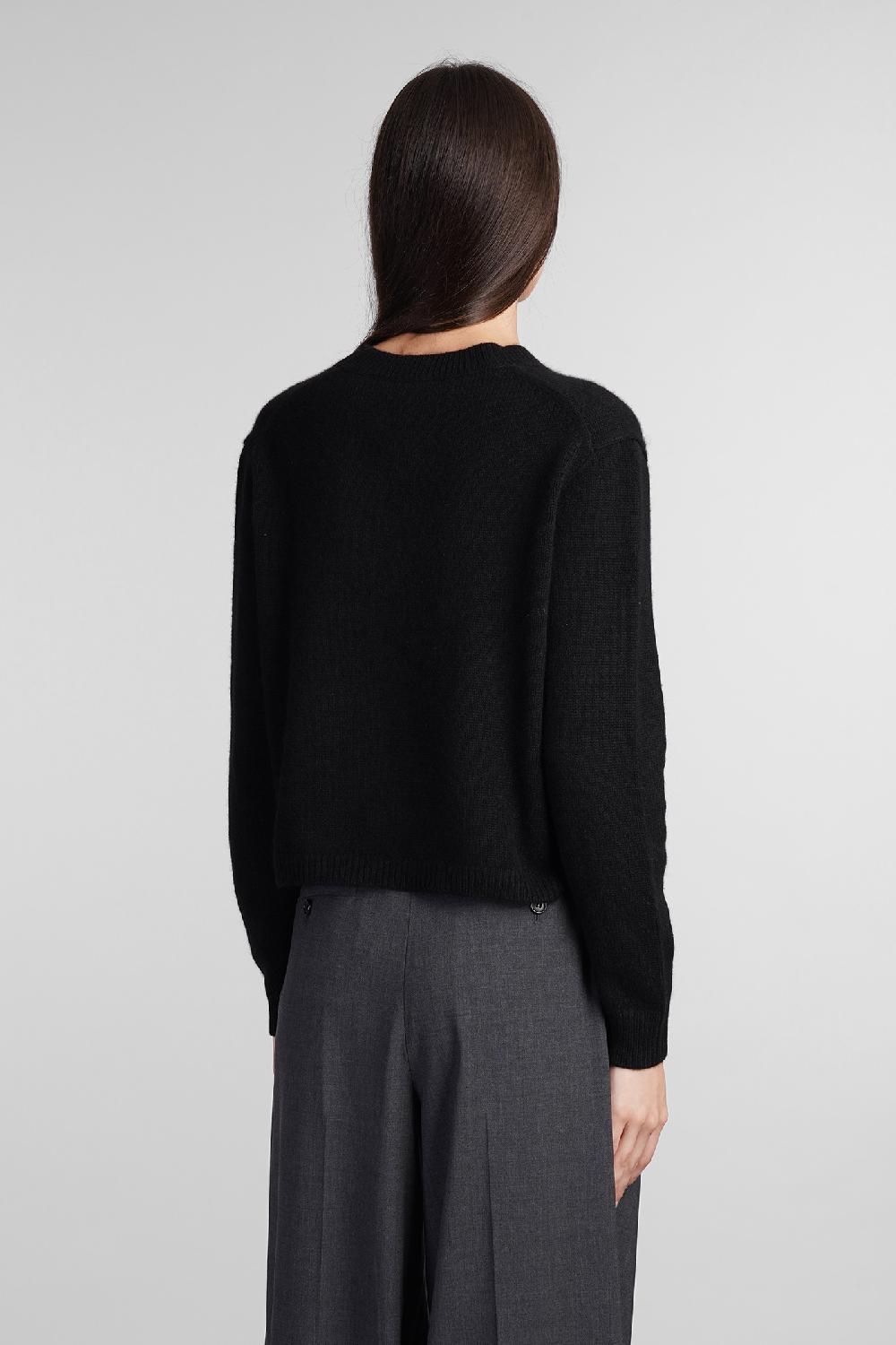 Deliberti Theory Maglia In Cashmere Nera Cod. 406111 - Deliberti The Luxury Shopping