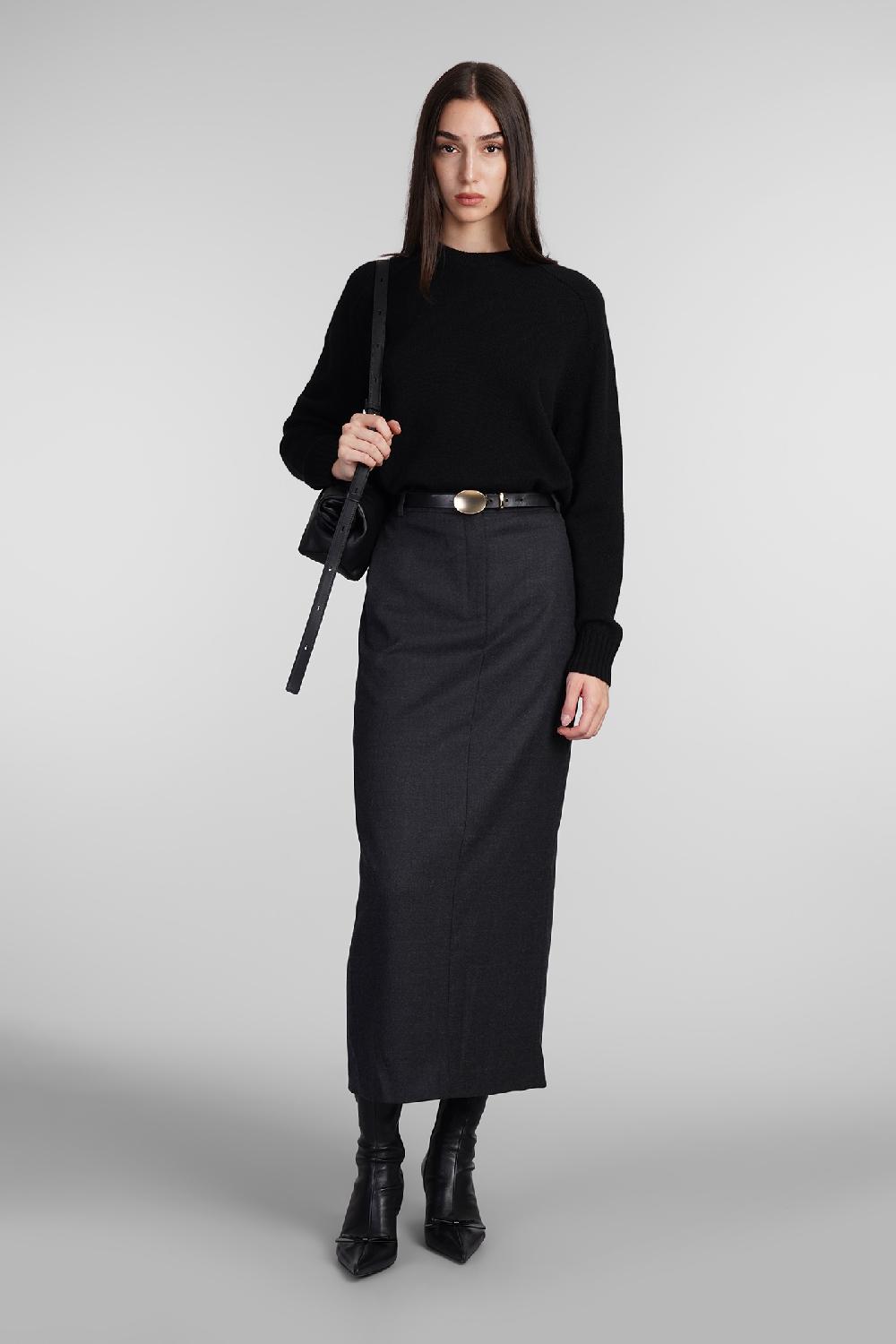 Deliberti Theory Maglia In Cashmere Nera Cod. 406113 - Deliberti The Luxury Shopping