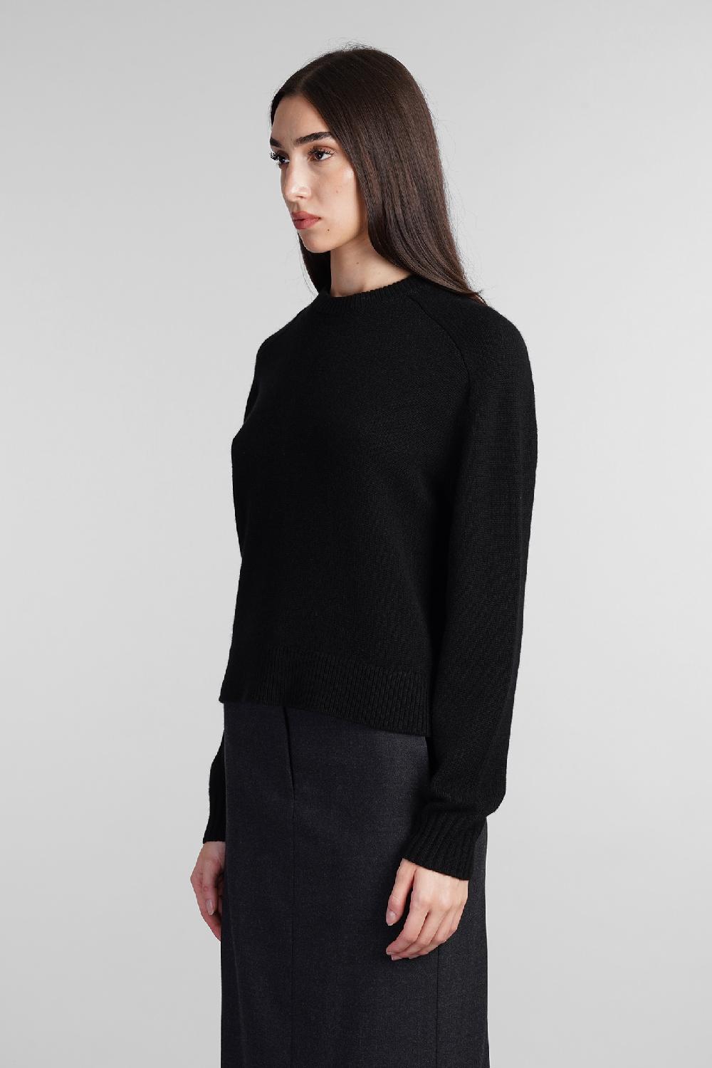 Deliberti Theory Maglia In Cashmere Nera Cod. 406113 - Deliberti The Luxury Shopping