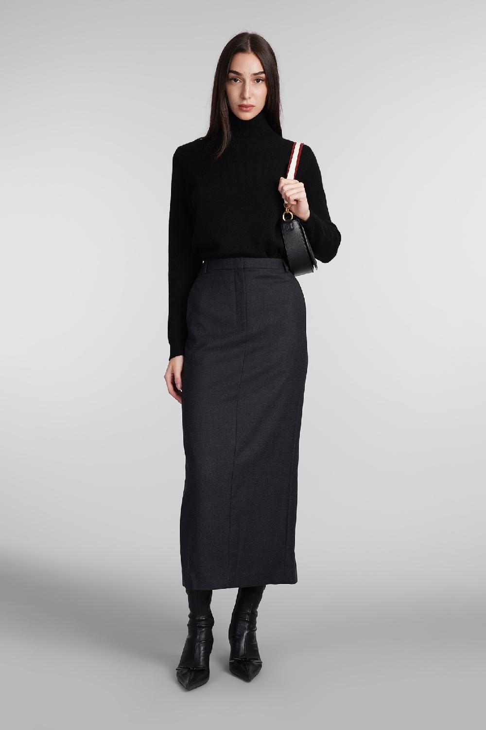 Deliberti Theory Maglia In Cashmere Nera Cod. 406116 - Deliberti The Luxury Shopping