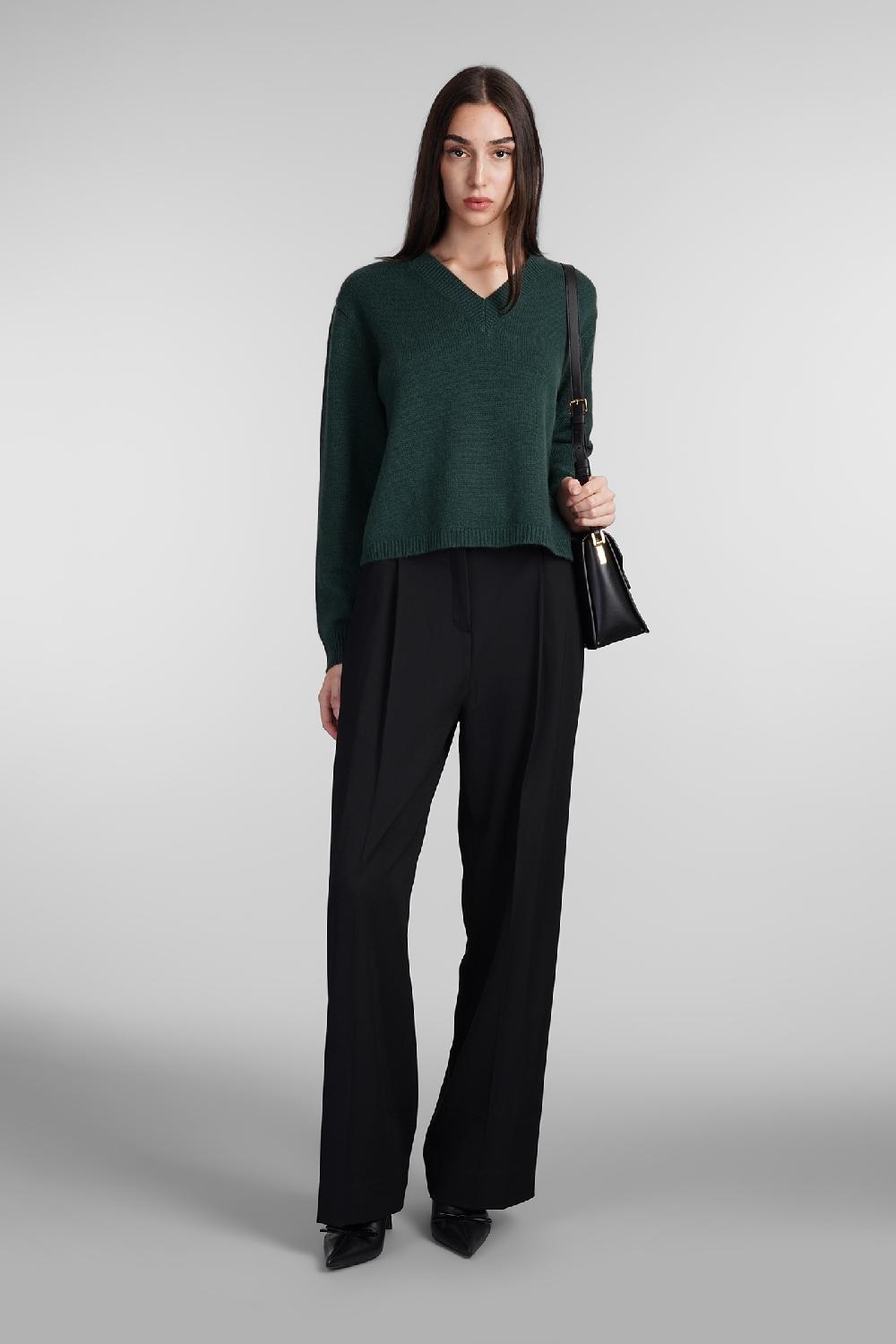 Deliberti Theory Maglia In Cashmere Verde Cod. 406112 - Deliberti The Luxury Shopping