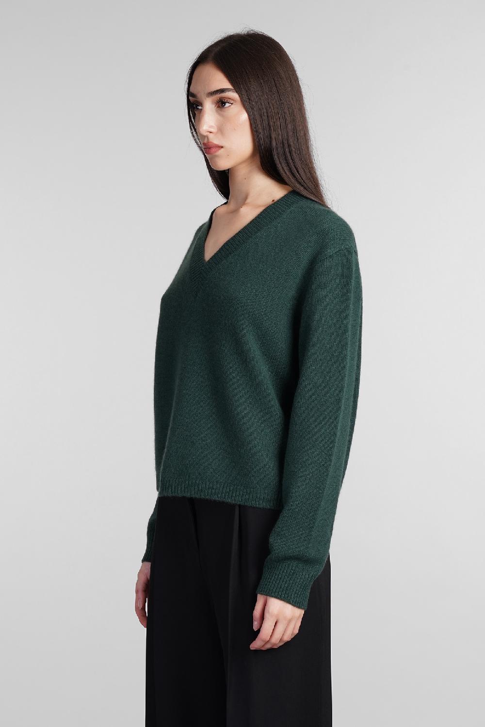 Deliberti Theory Maglia In Cashmere Verde Cod. 406112 - Deliberti The Luxury Shopping