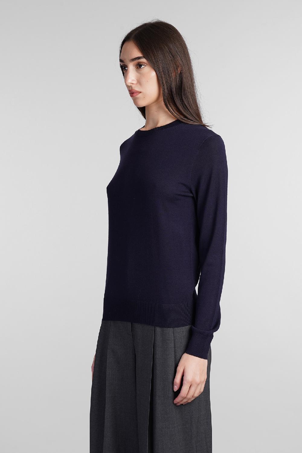 Deliberti Theory Maglia In Lana Blu Cod. 403923 - Deliberti The Luxury Shopping