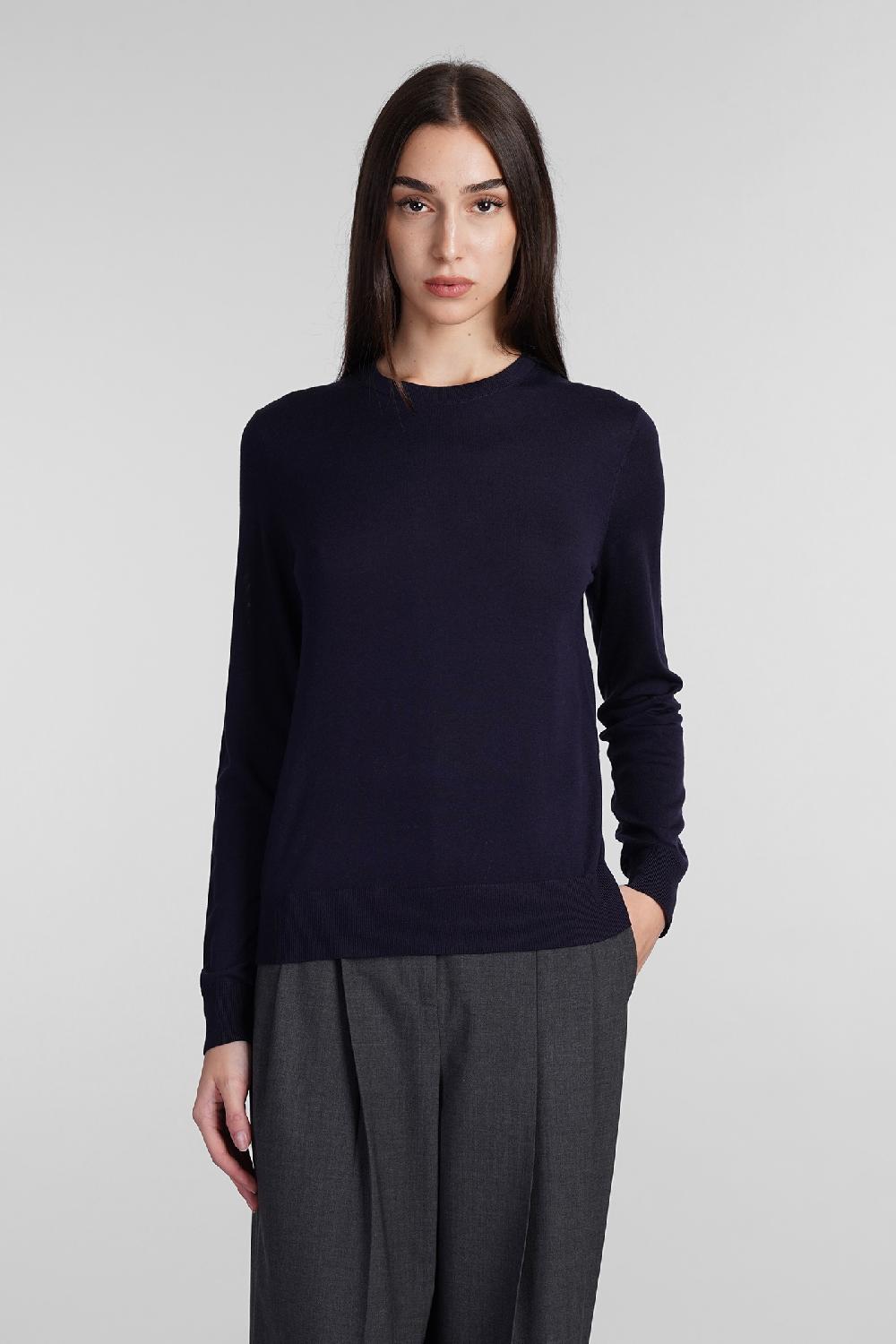 Deliberti Theory Maglia in lana blu cod. 403923 - Deliberti The Luxury Shopping