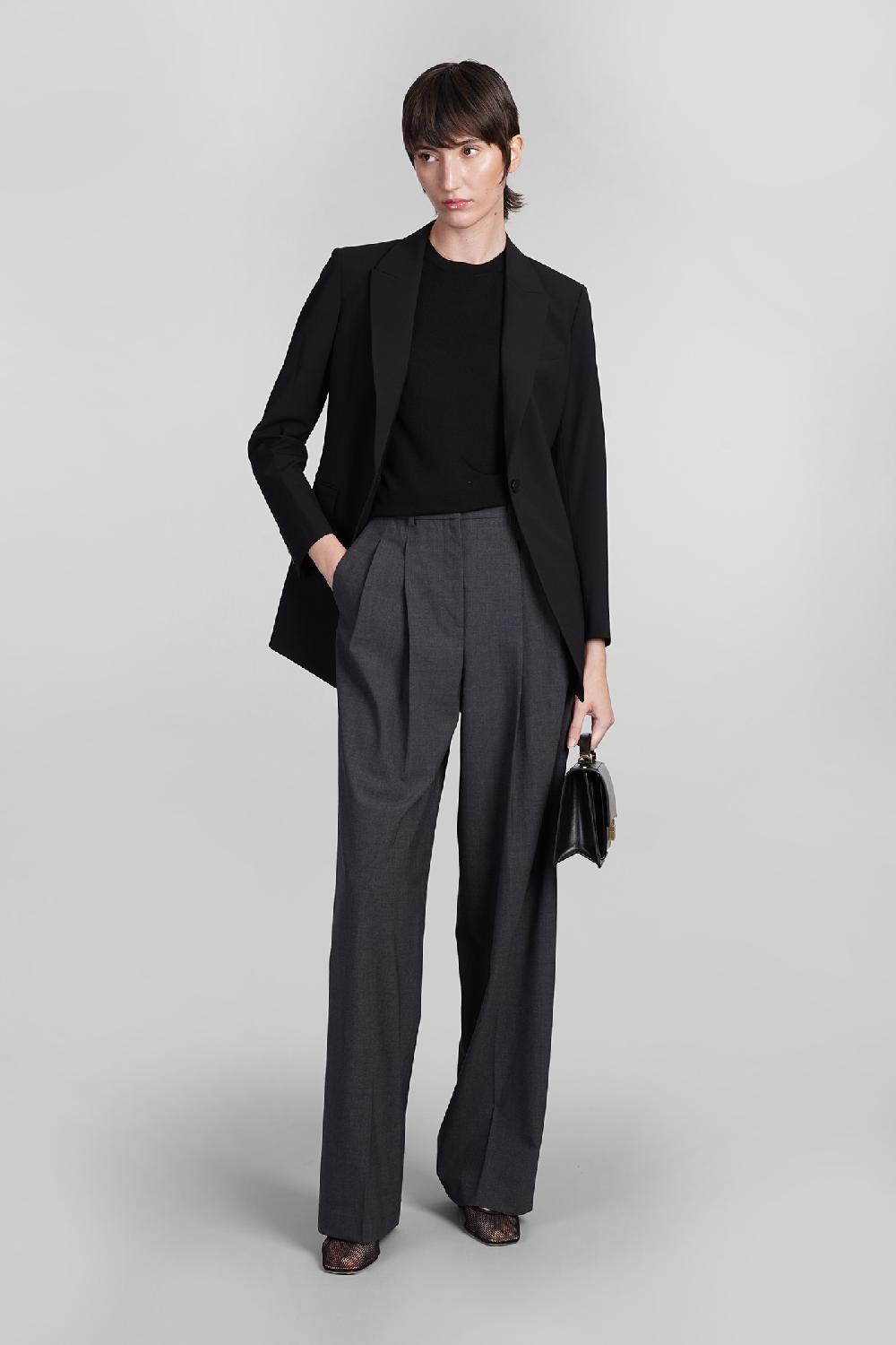 Deliberti Theory Pantalone In Cupro Grigio Cod. 401902 - Deliberti The Luxury Shopping