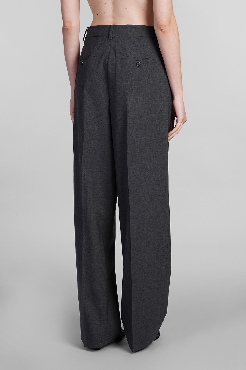 Deliberti Theory Pantalone In Cupro Grigio Cod. 401902 - Deliberti The Luxury Shopping