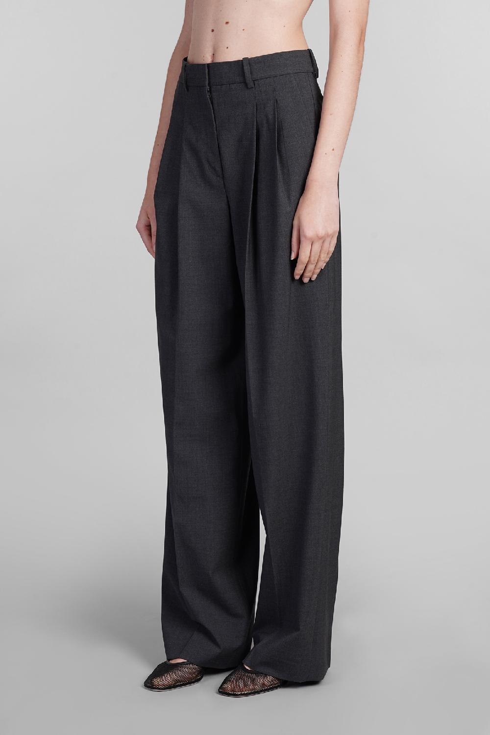 Deliberti Theory Pantalone In Cupro Grigio Cod. 401902 - Deliberti The Luxury Shopping