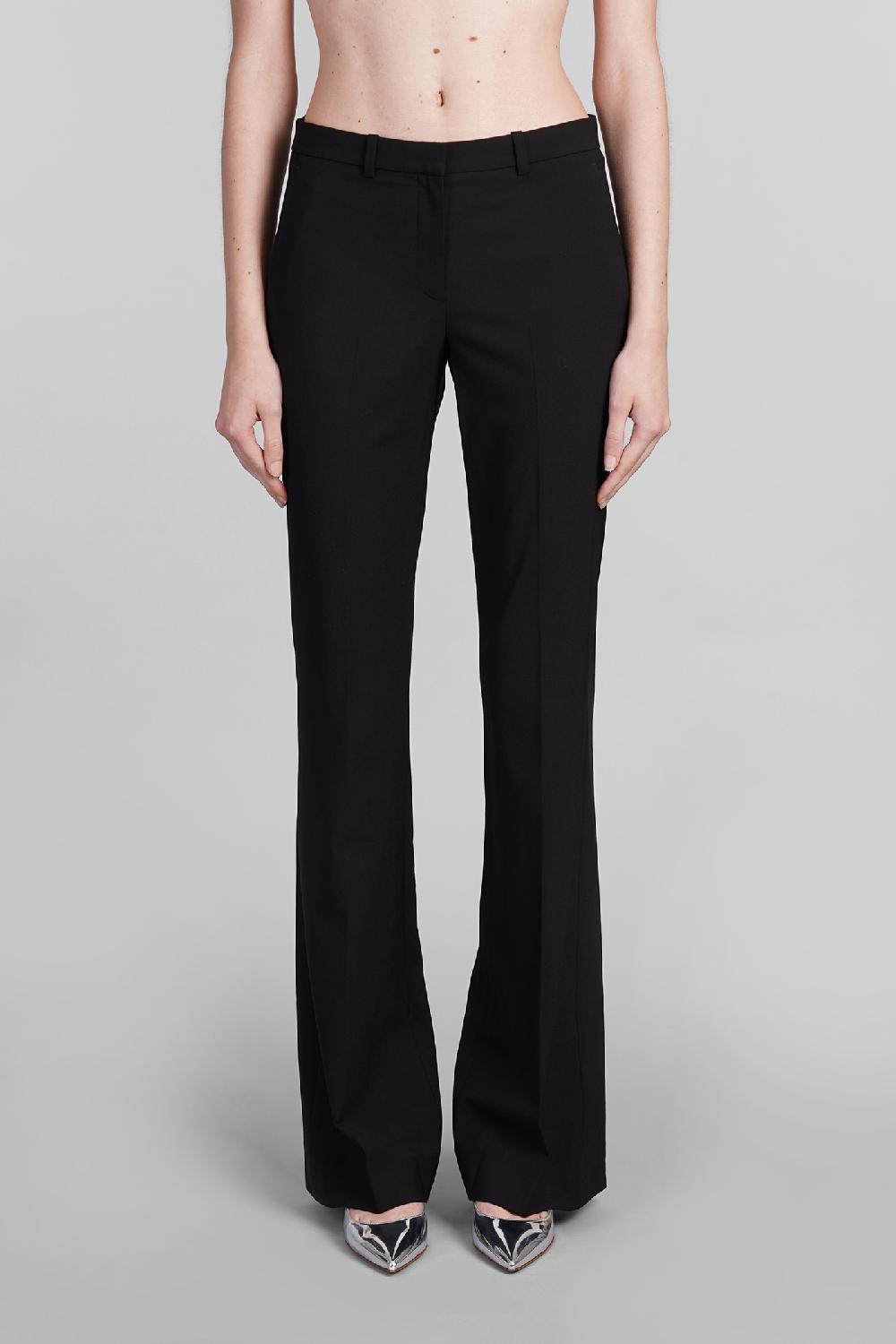 Deliberti Theory Pantalone in lana nera cod. 401893 - Deliberti The Luxury Shopping