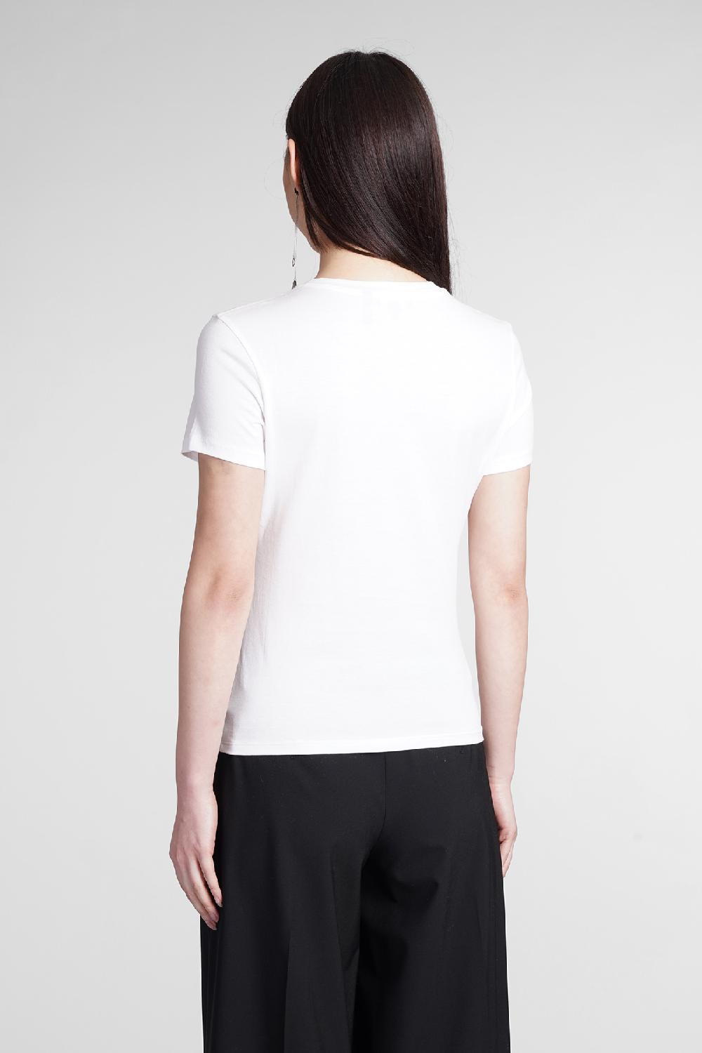 Deliberti Theory T-shirt In Cotone Bianco Cod. 387274 - Deliberti The Luxury Shopping