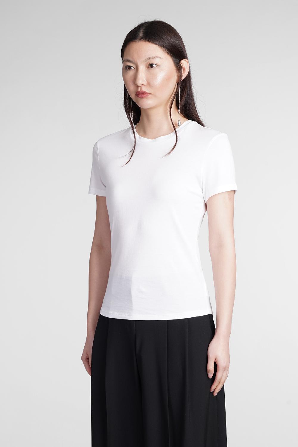 Deliberti Theory T-shirt In Cotone Bianco Cod. 387274 - Deliberti The Luxury Shopping
