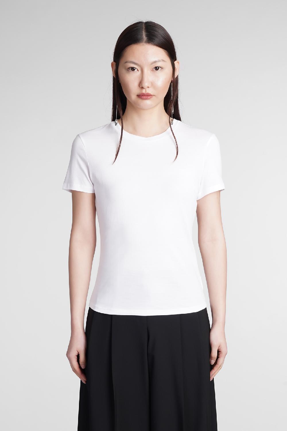 Deliberti Theory T-shirt in cotone bianco cod. 387274 - Deliberti The Luxury Shopping