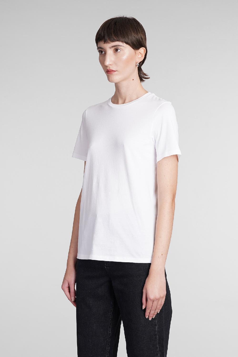Deliberti Theory T-shirt In Cotone Bianco Cod. 391653 - Deliberti The Luxury Shopping