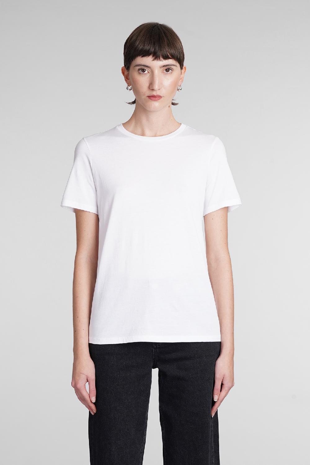 Deliberti Theory T-shirt in cotone bianco cod. 391653 - Deliberti The Luxury Shopping