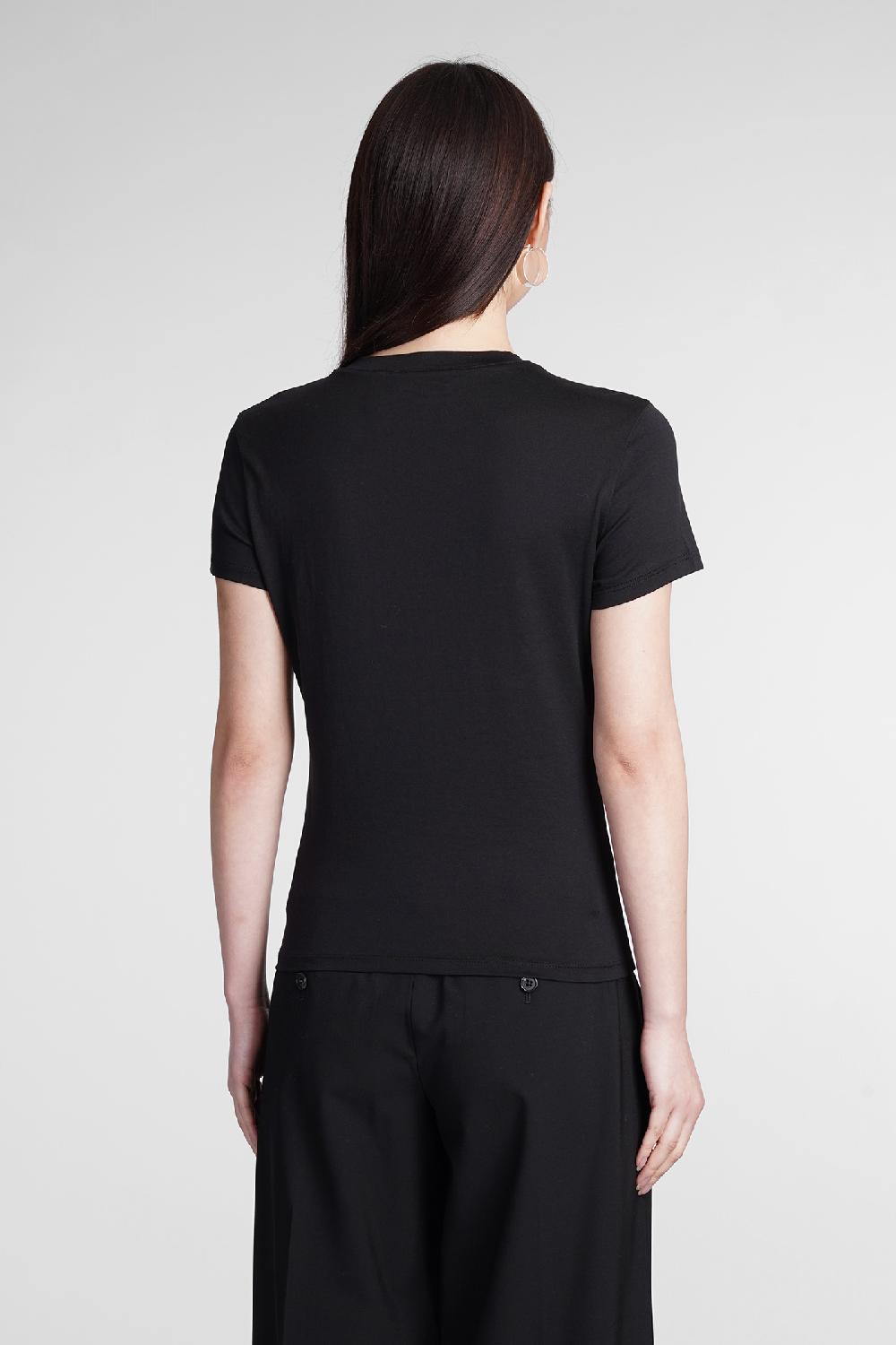 Deliberti Theory T-shirt In Cotone Nero Cod. 387273 - Deliberti The Luxury Shopping