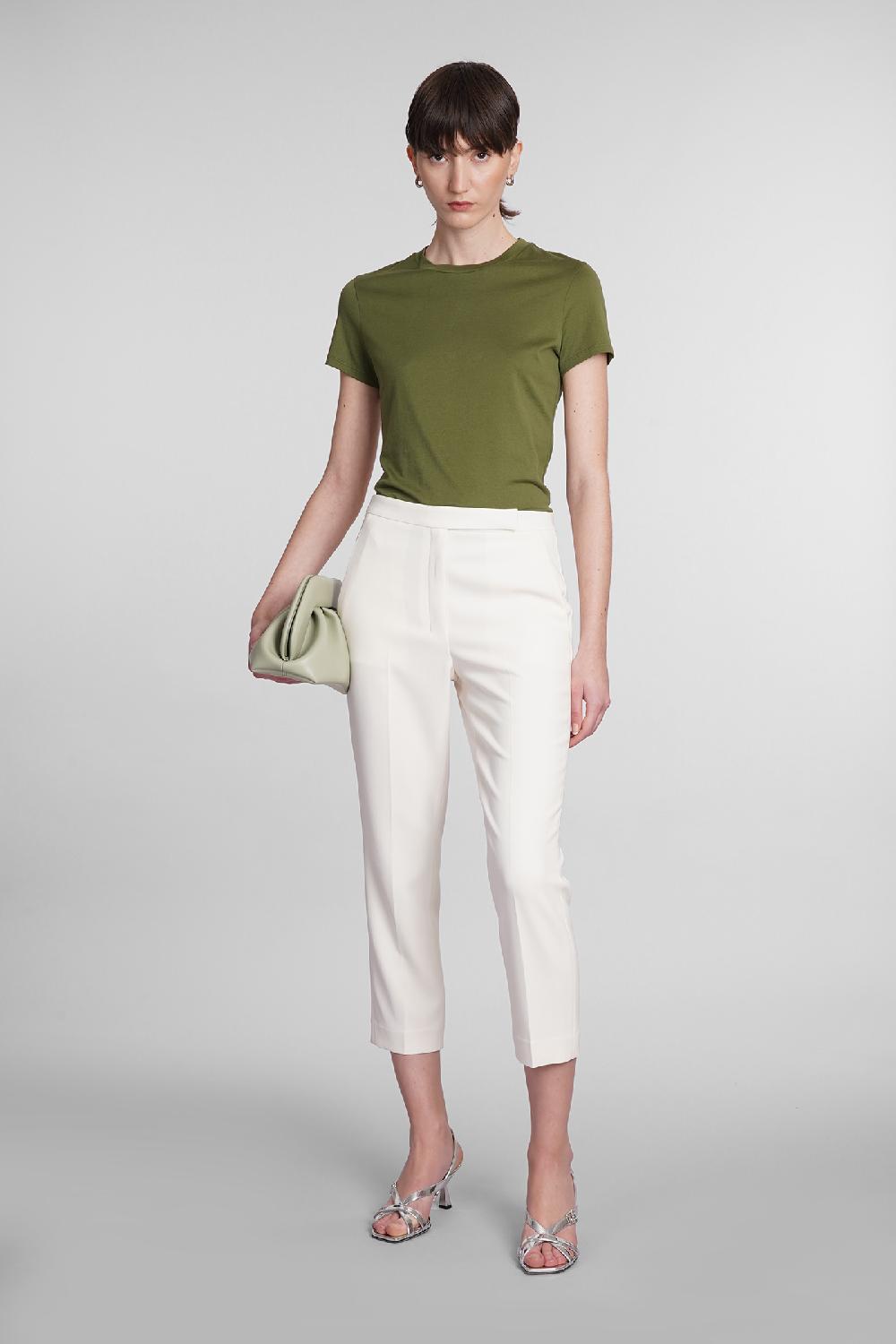Deliberti Theory T-shirt In Cotone Verde Cod. 394522 - Deliberti The Luxury Shopping