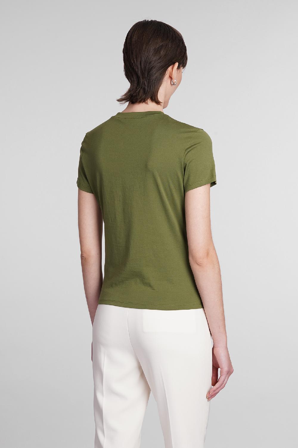 Deliberti Theory T-shirt In Cotone Verde Cod. 394522 - Deliberti The Luxury Shopping