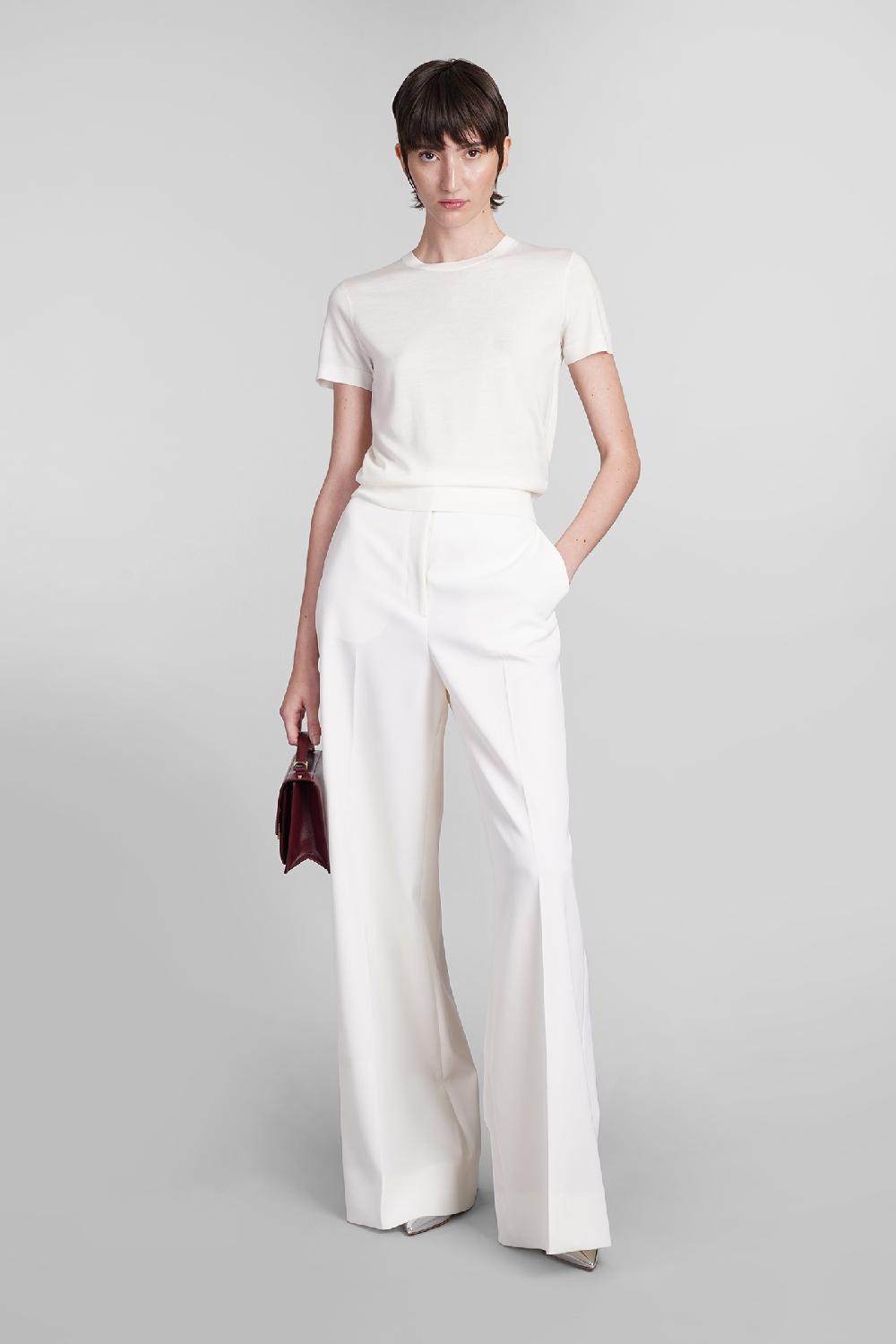 Deliberti Theory T-shirt In Lana Beige Cod. 401895 - Deliberti The Luxury Shopping