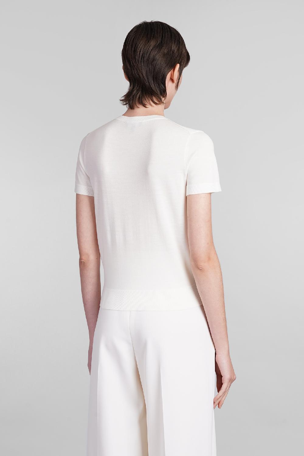 Deliberti Theory T-shirt In Lana Beige Cod. 401895 - Deliberti The Luxury Shopping