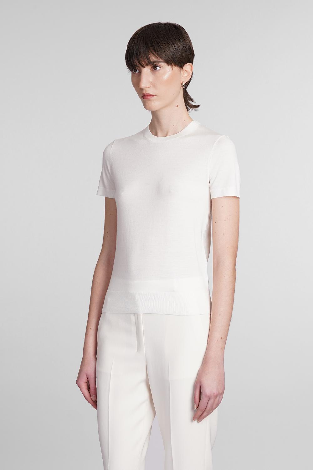 Deliberti Theory T-shirt In Poliestere Beige Cod. 394519 - Deliberti The Luxury Shopping