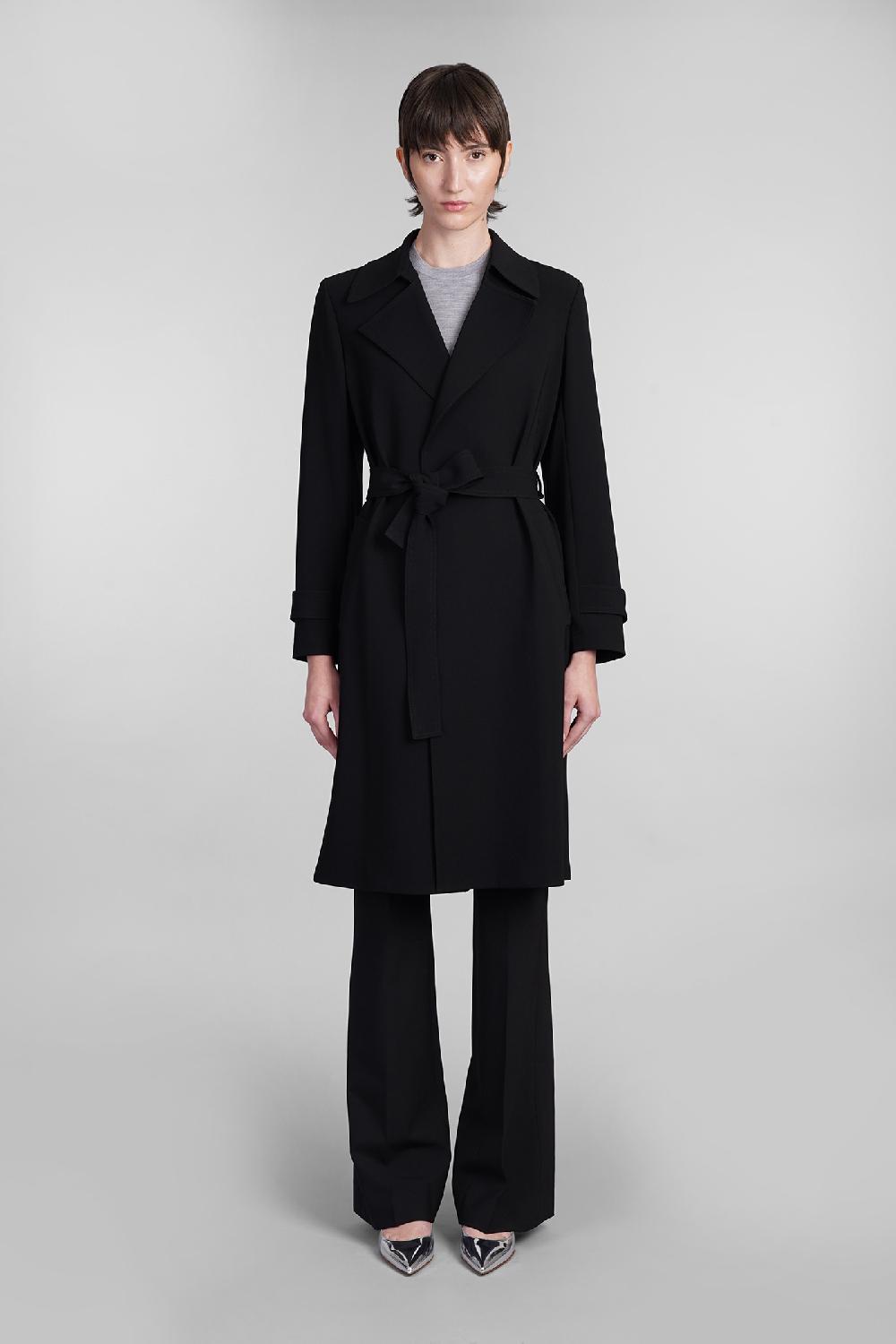 Deliberti Theory Trench in triacetato nero cod. 401901 - Deliberti The Luxury Shopping