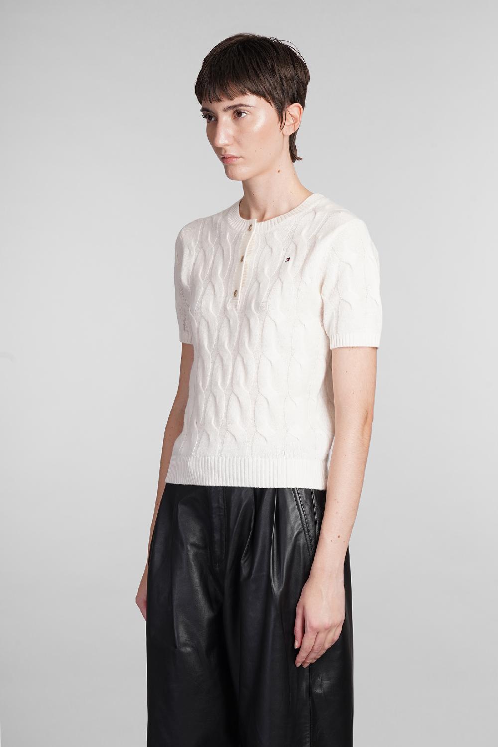 Deliberti Tommy Hilfiger Maglia In Lana Beige Cod. 406748 - Deliberti The Luxury Shopping