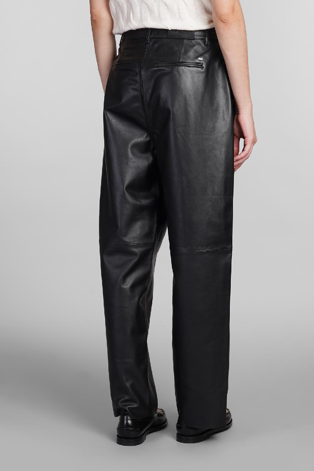 Deliberti Tommy Hilfiger Pantalone In Pelle Nera Cod. 405788 - Deliberti The Luxury Shopping