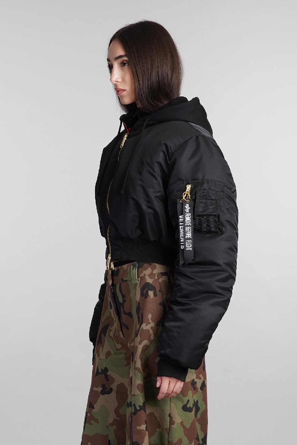 Deliberti VETEMENTS Bomber In Nylon Nero Cod. 407463 - Deliberti The Luxury Shopping