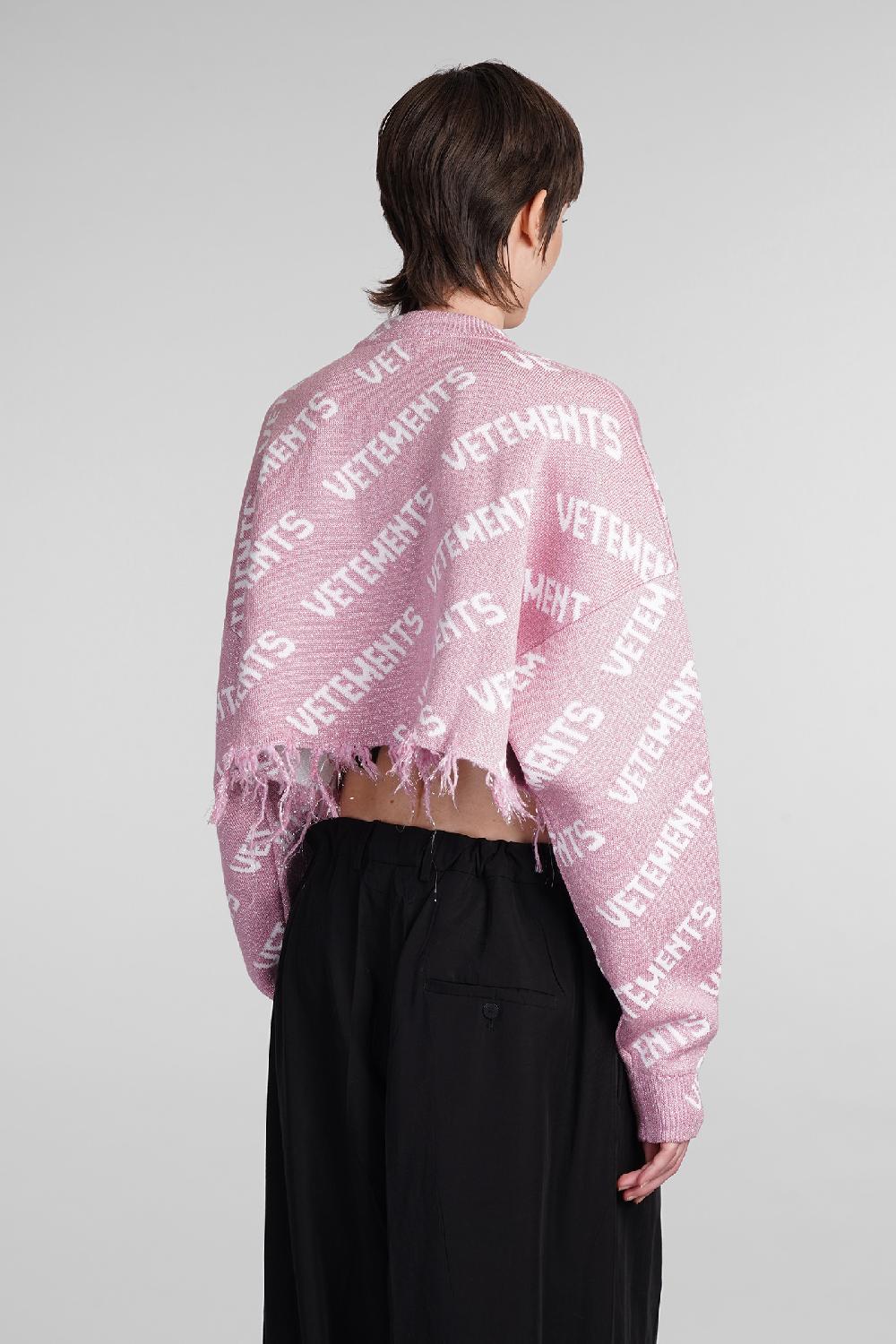 Deliberti VETEMENTS Maglia In Lana Rosa Cod. 407479 - Deliberti The Luxury Shopping