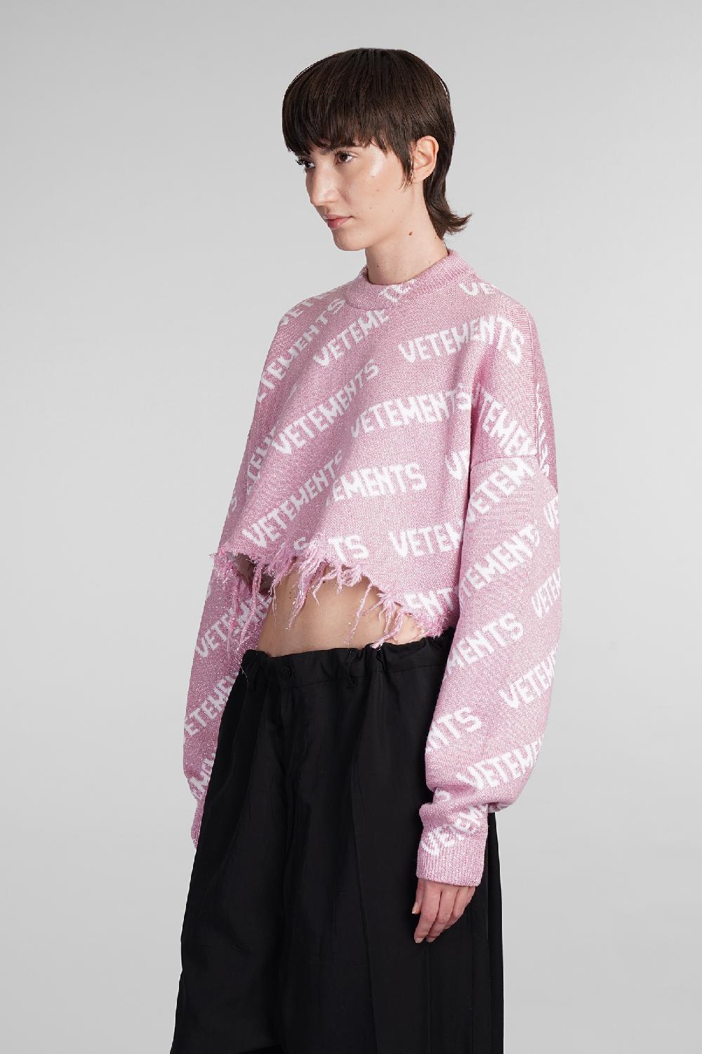 Deliberti VETEMENTS Maglia In Lana Rosa Cod. 407479 - Deliberti The Luxury Shopping