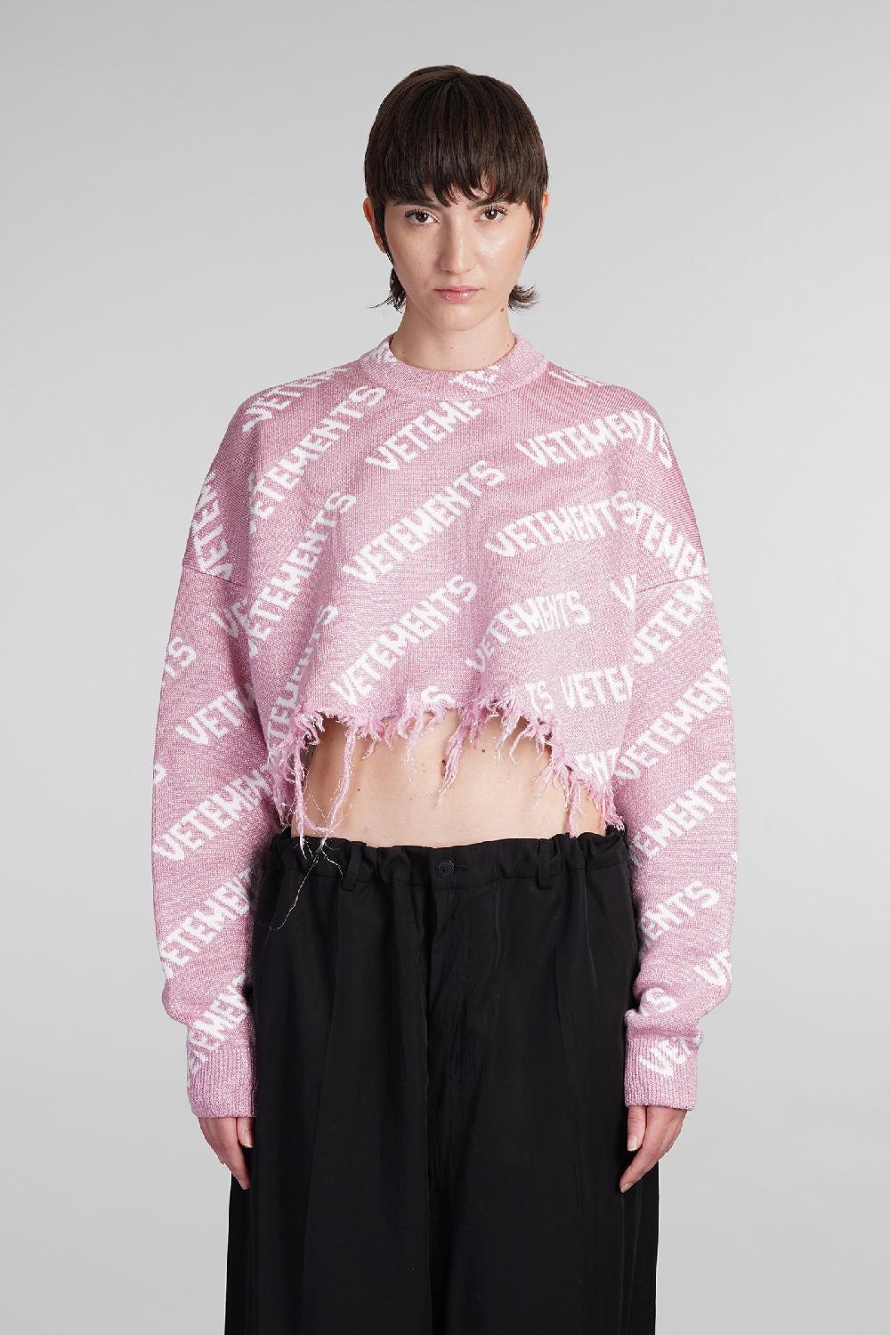 Deliberti VETEMENTS Maglia in lana rosa cod. 407479 - Deliberti The Luxury Shopping