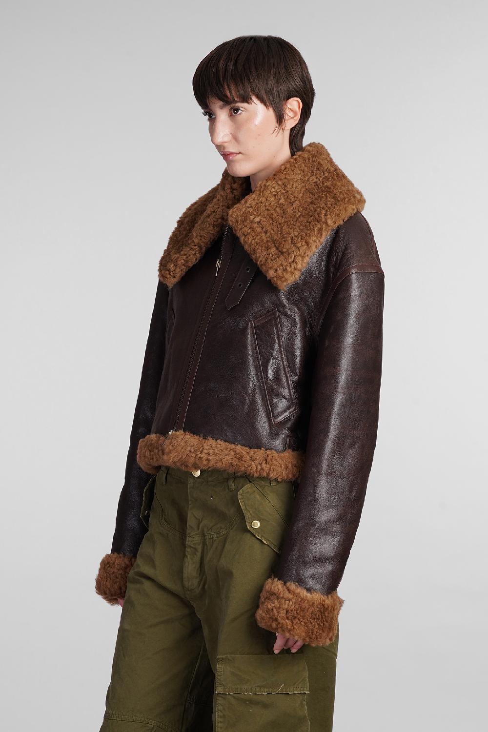 Deliberti VETEMENTS Montone In Pelle Marrone Cod. 407478 - Deliberti The Luxury Shopping