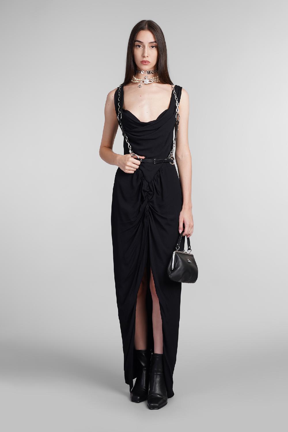 Deliberti Vivienne Westwood Abito In Viscosa Nera Cod. 404462 - Deliberti The Luxury Shopping