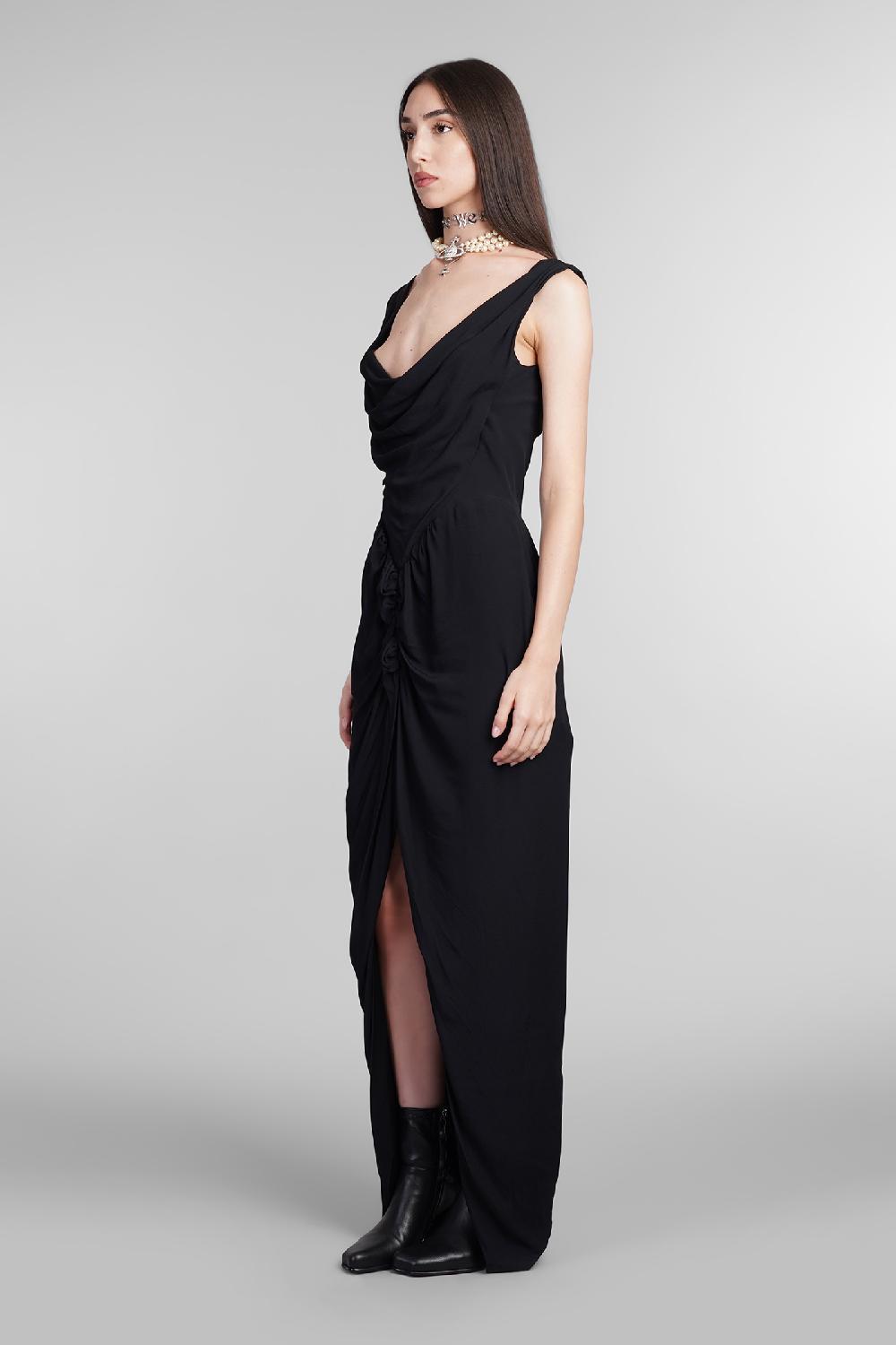 Deliberti Vivienne Westwood Abito In Viscosa Nera Cod. 404462 - Deliberti The Luxury Shopping