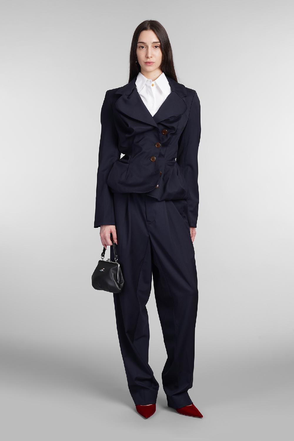 Deliberti Vivienne Westwood Blazer In Lana Blu Cod. 404463 - Deliberti The Luxury Shopping