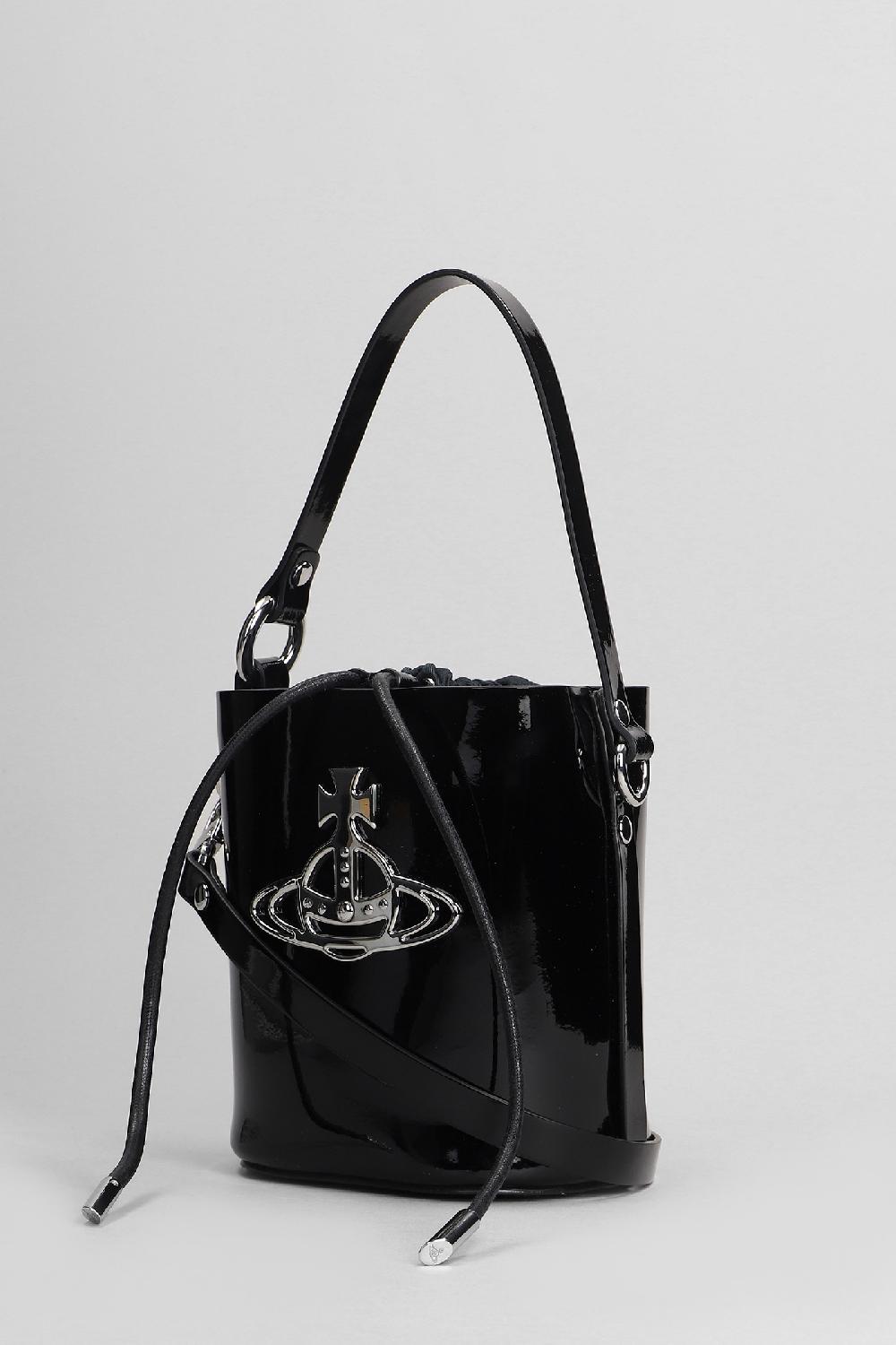 Deliberti Vivienne Westwood Borsa A Spalla Daisy In Pelle Nera Cod. 404450 - Deliberti The Luxury Shopping