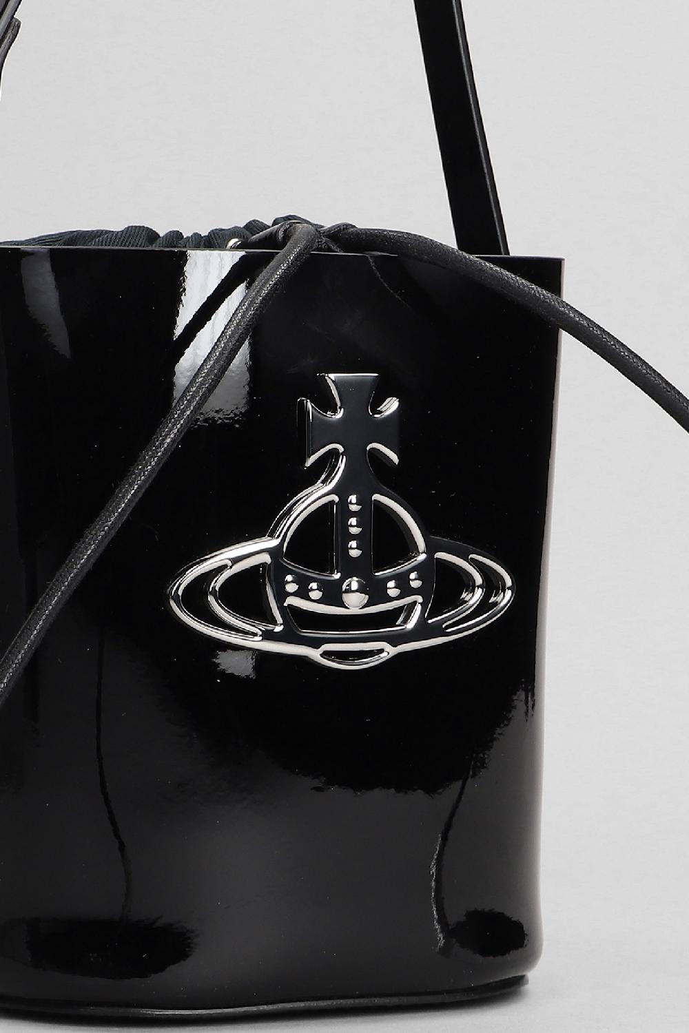 Deliberti Vivienne Westwood Borsa A Spalla Daisy In Pelle Nera Cod. 404450 - Deliberti The Luxury Shopping