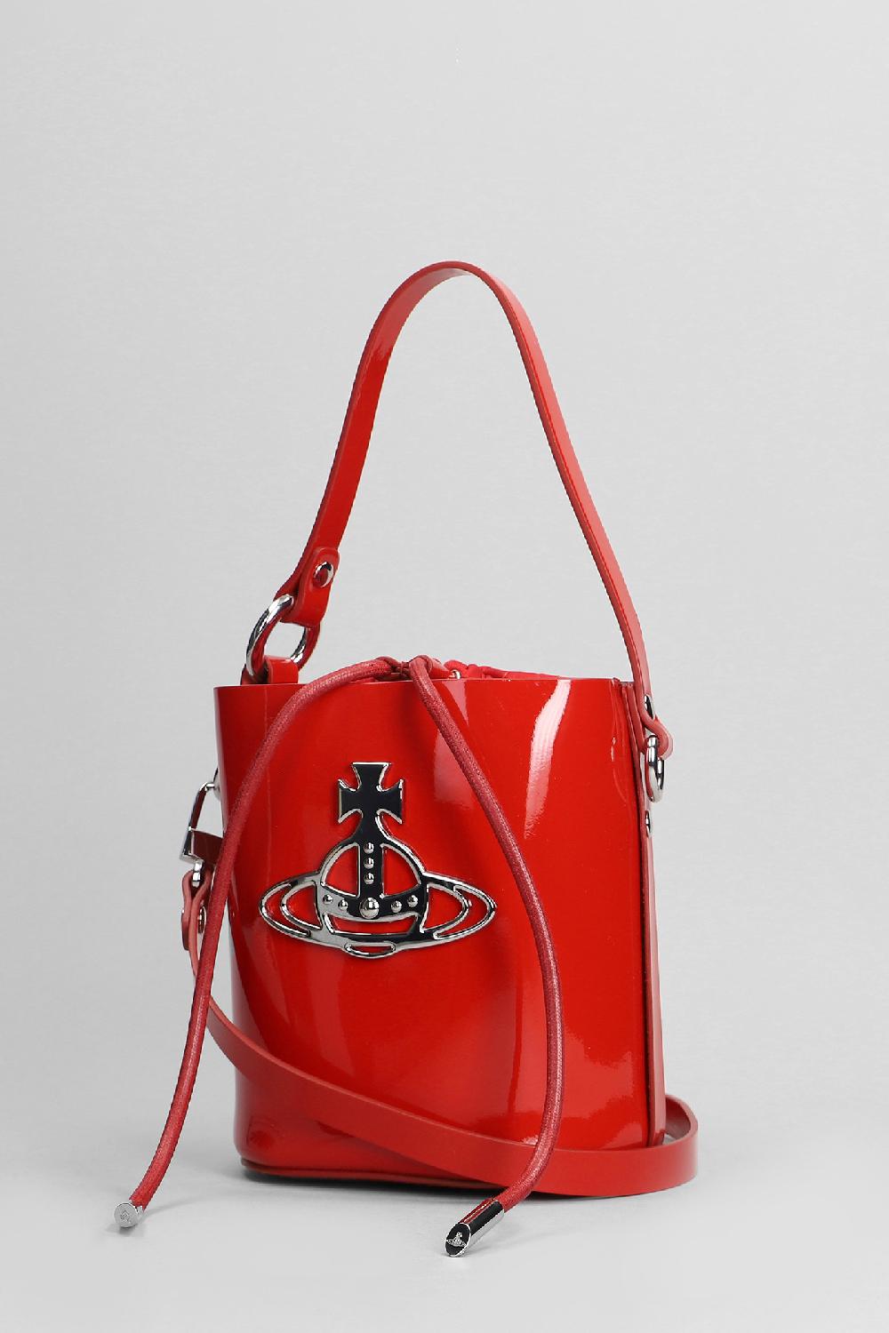 Deliberti Vivienne Westwood Borsa A Spalla Daisy In Pelle Rossa Cod. 404449 - Deliberti The Luxury Shopping