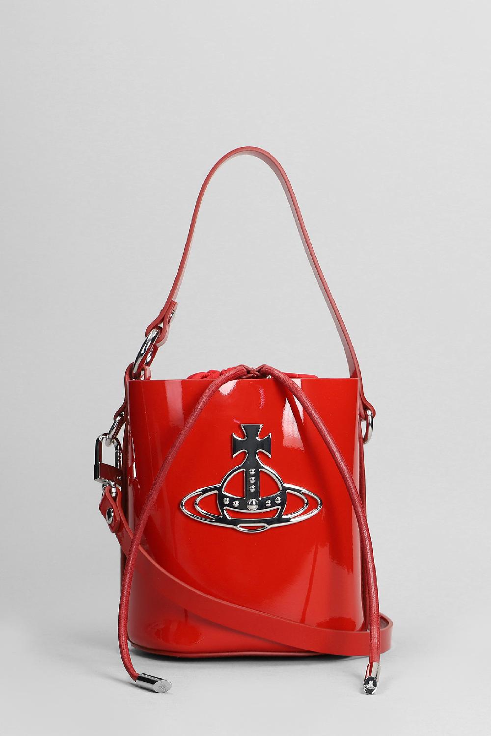 Deliberti Vivienne Westwood Borsa a spalla daisy in pelle rossa cod. 404449 - Deliberti The Luxury Shopping
