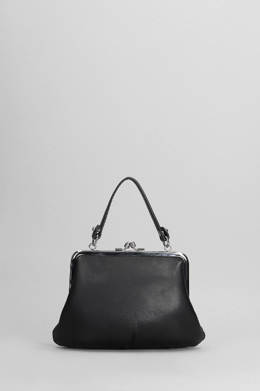 Deliberti Vivienne Westwood Borsa A Spalla Granny In Pelle Nera Cod. 404446 - Deliberti The Luxury Shopping