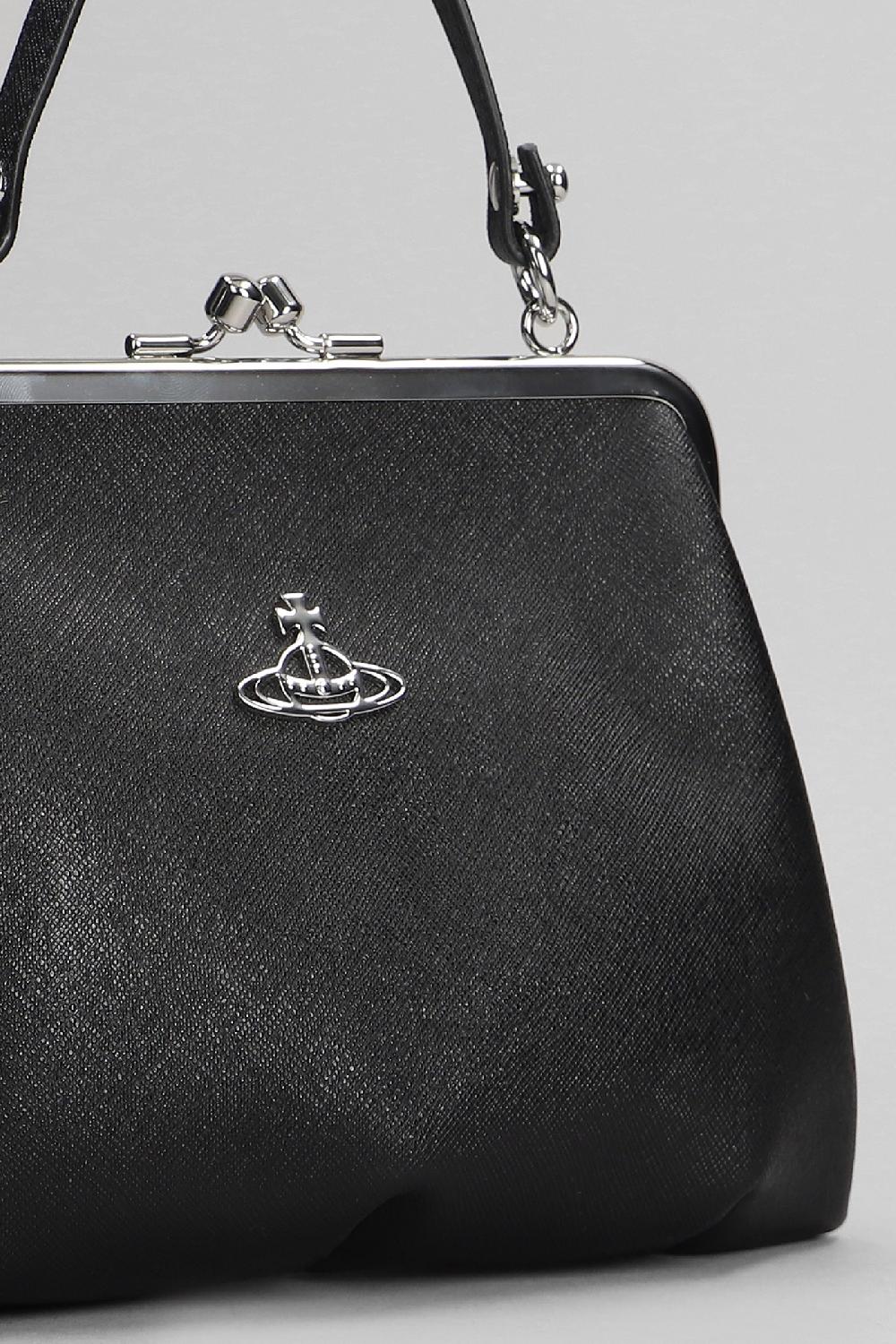 Deliberti Vivienne Westwood Borsa A Spalla Granny In Poliuretano Nero Cod. 404447 - Deliberti The Luxury Shopping