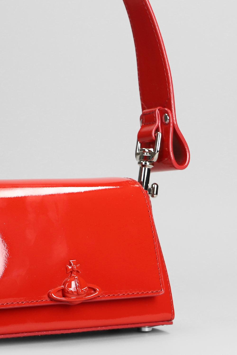 Deliberti Vivienne Westwood Borsa A Spalla Hazel Small In Pelle Rossa Cod. 404483 - Deliberti The Luxury Shopping