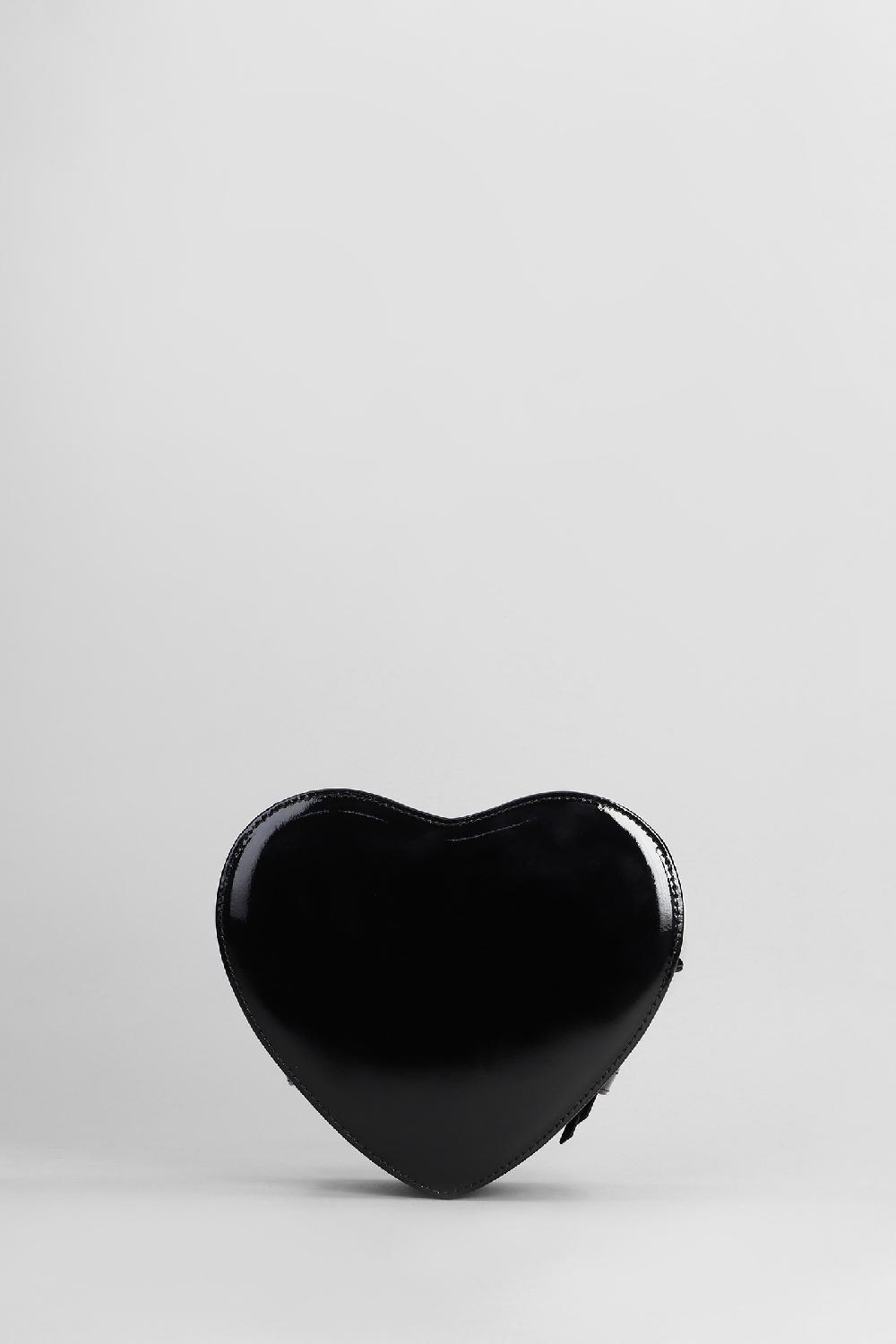 Deliberti Vivienne Westwood Borsa A Spalla Louise Heart In Pelle Nera Cod. 404444 - Deliberti The Luxury Shopping