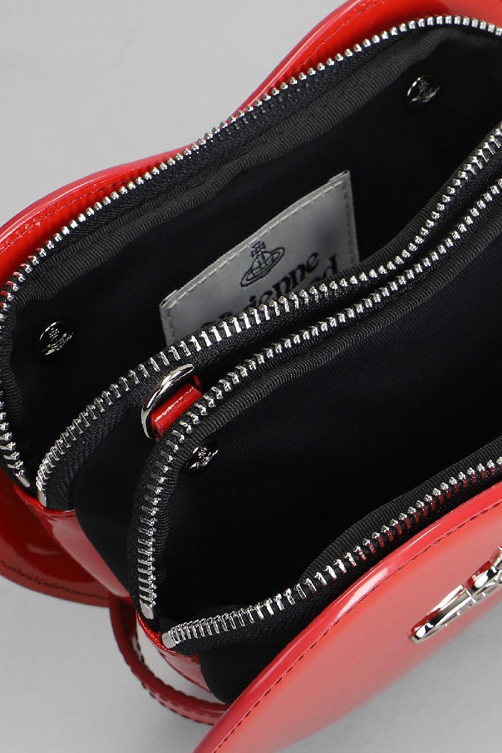 Deliberti Vivienne Westwood Borsa A Spalla Louise Heart In Pelle Rossa Cod. 404445 - Deliberti The Luxury Shopping