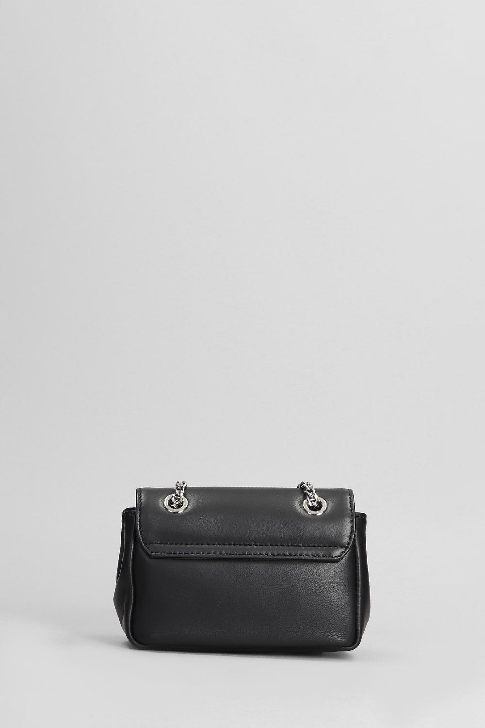 Deliberti Vivienne Westwood Borsa A Spalla Small Purse Chain In Pelle Nera Cod. 404452 - Deliberti The Luxury Shopping