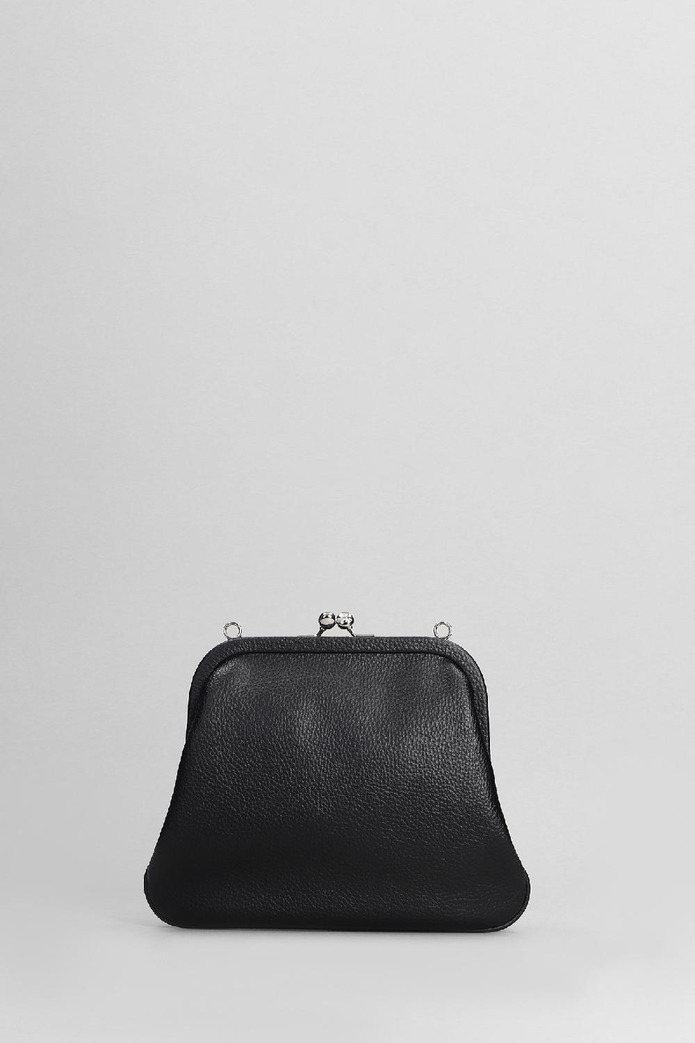 Deliberti Vivienne Westwood Borsa A Spalla Vivienne Clutch In Poliuretano Nero Cod. 404448 - Deliberti The Luxury Shopping