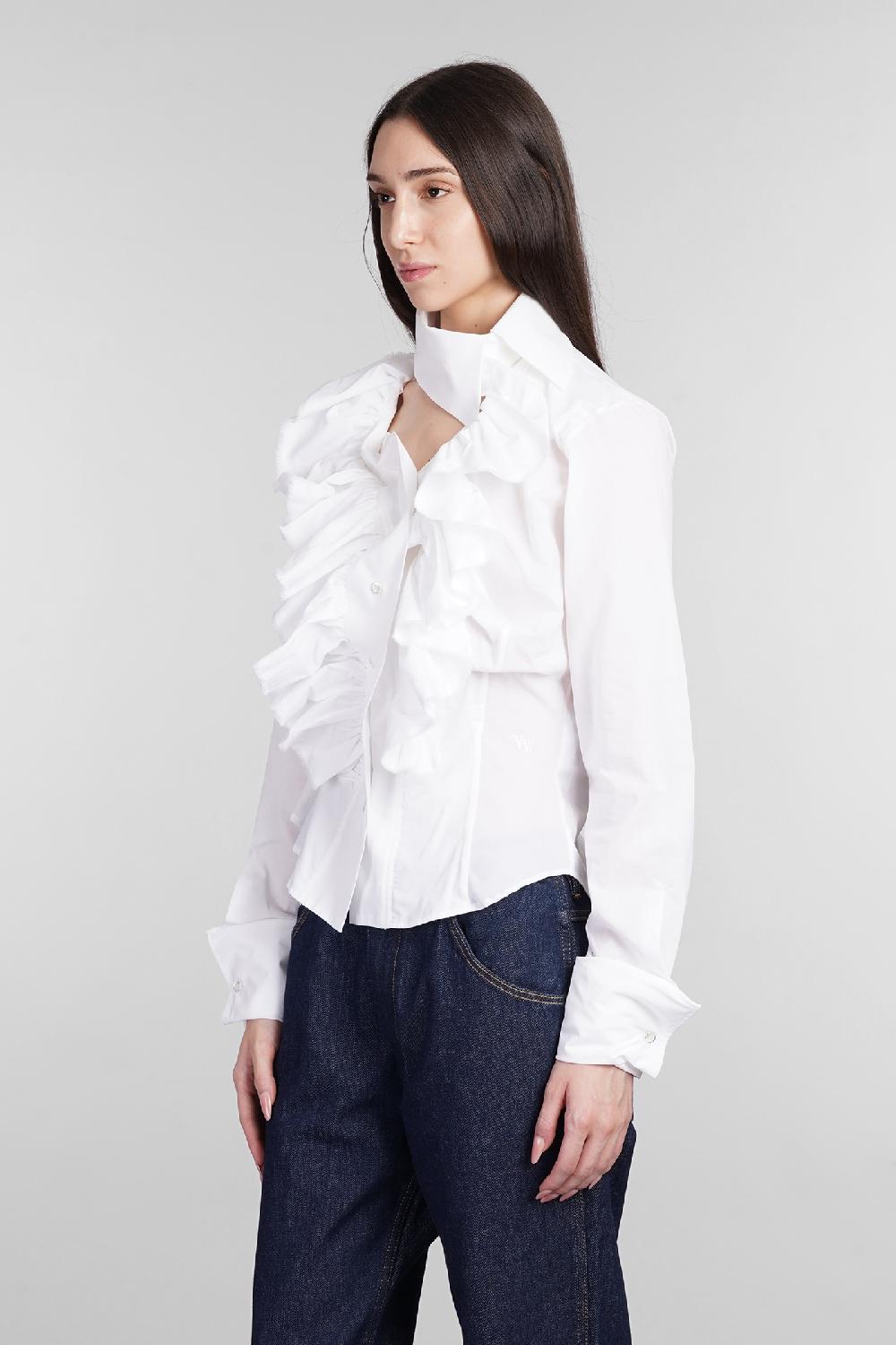 Deliberti Vivienne Westwood Camicia In Cotone Bianco Cod. 404427 - Deliberti The Luxury Shopping