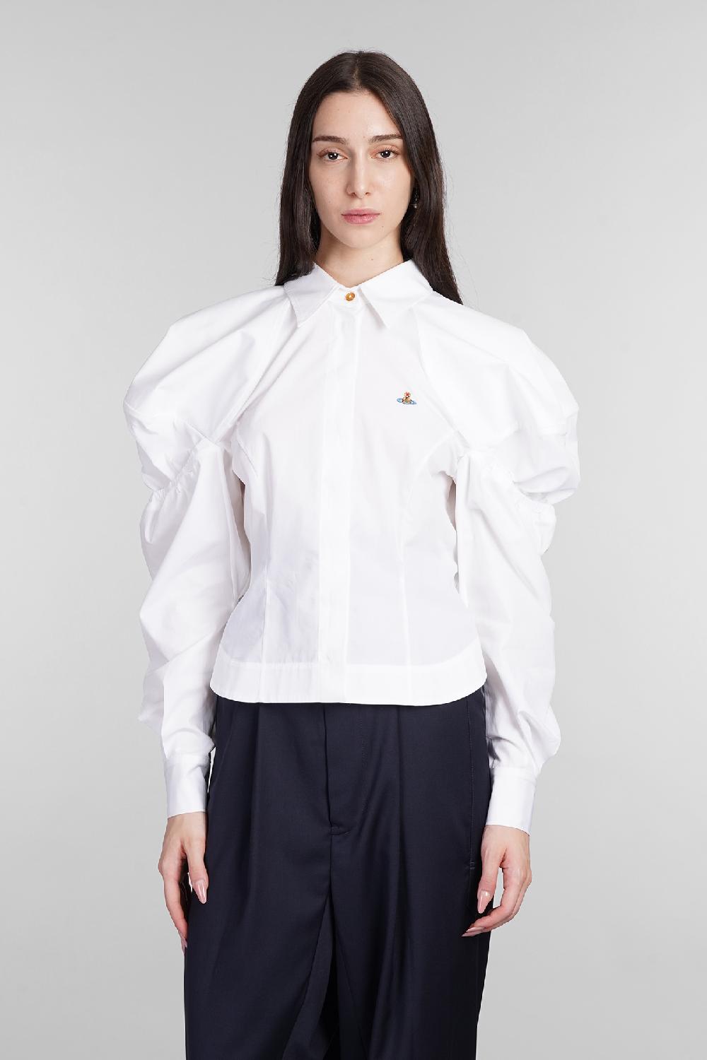 Deliberti Vivienne Westwood Camicia in cotone bianco cod. 404464 - Deliberti The Luxury Shopping