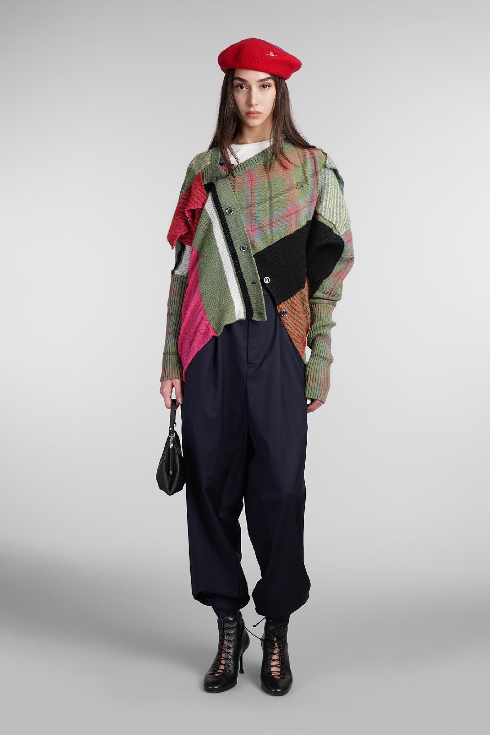 Deliberti Vivienne Westwood Cardigan Highlander In Lana Multicolor Cod. 409383 - Deliberti The Luxury Shopping