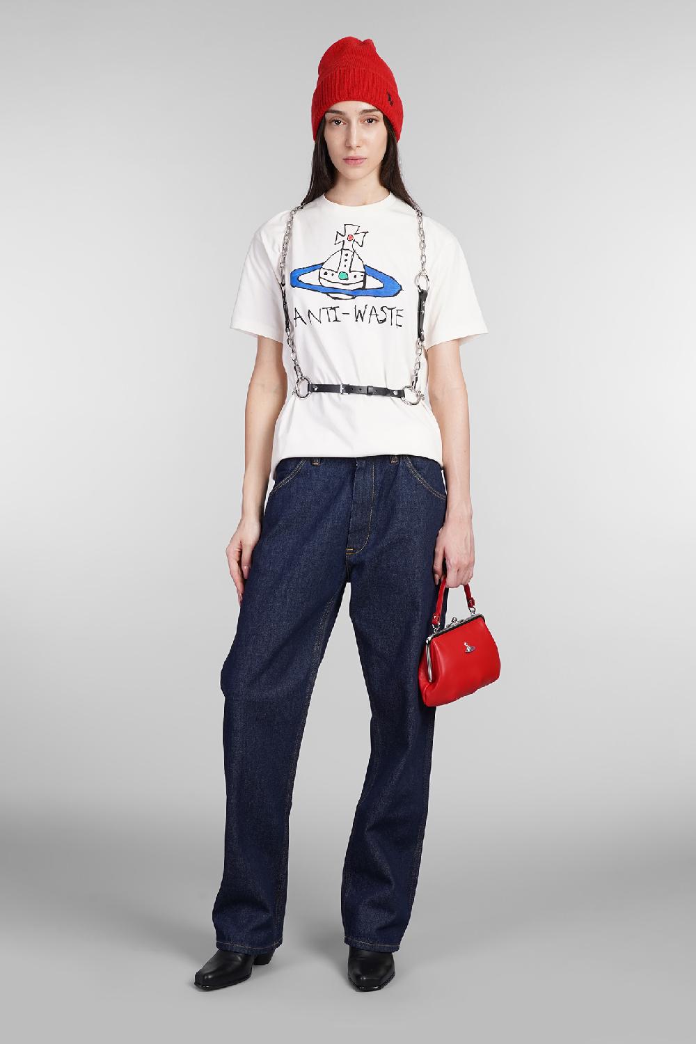 Deliberti Vivienne Westwood T-shirt Antiwaste In Cotone Beige Cod. 404460 - Deliberti The Luxury Shopping